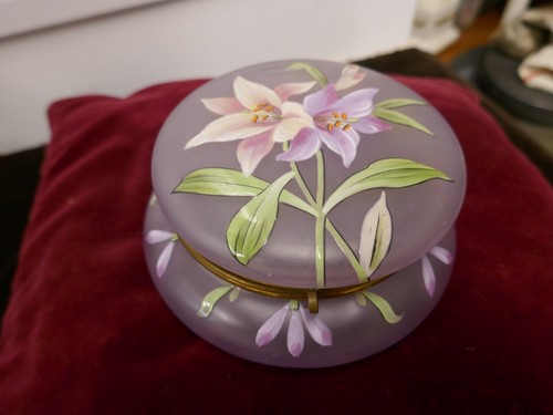 Bonbonnière art nouveau verre - nouveau,