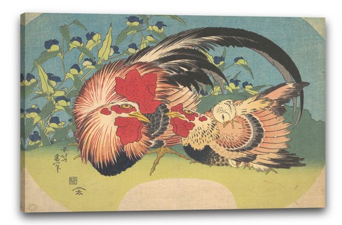 Toile cadres katsushika - toile/cadres,