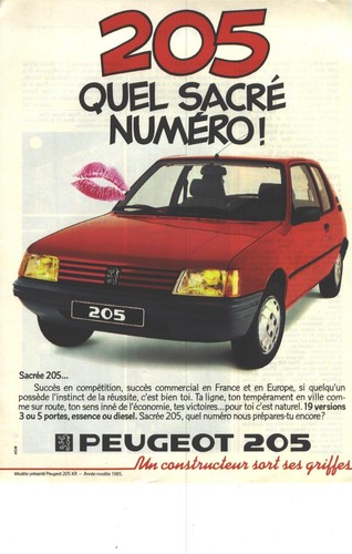 Publicite advertising 1985 - publicite,