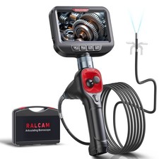 Ralcam Joystick endoscope 360° Caméra endoscopique articulée 6,6 pieds semi-rigi