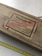  Caisse Bois Ww2 Allemand. Rare Boite Detos Électrique 