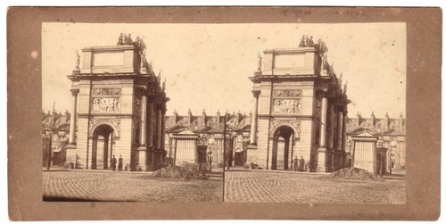 Paris gardes devant - paris, l'arc