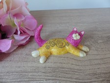 Figurine chat en résine