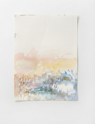 Aquarelle originale paysage - aquarelle,