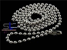►► CHAINE COLLIER HOMME ACIER INOX NEUVE ► 50 CM BOULE