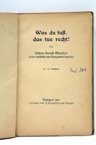 Orison swett marden was - marden,