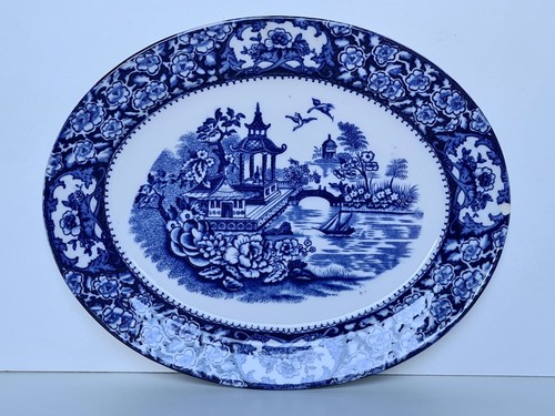 Plat ovale faïence - ovale, en