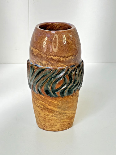 Vase terre mêlée de - terre,