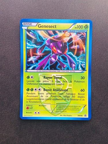 Carte pokemon genesect - carte, bw86