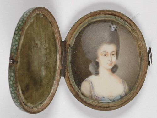 Portrait noblewoman - of, a