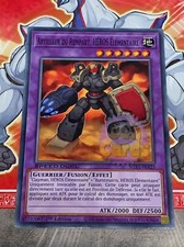 Carte YU GI OH ARTILLEUR DU REMPART, HEROS ELEMENTAIRE SGX1-FRA23 x 2