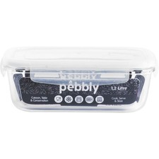 Boîte hermétique PEBBLY conservation en verre 1200 ml