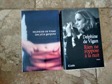 LOT de  2  LIVRES broches en bon état de DELPHINE DE VIGAN