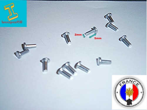Lot rivets alu tête - lot,