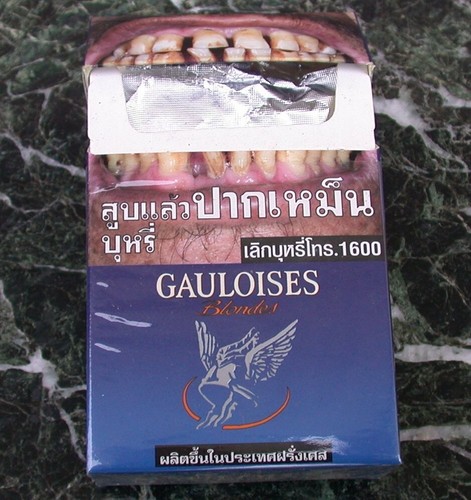 Tabac paquet cigarettes - cigarettes, vide