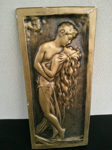 Plaque platre art deco - plaque,