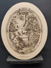 Boite à Dragées Commémorative De Baptême 1927 - Decor D'après V.Briot