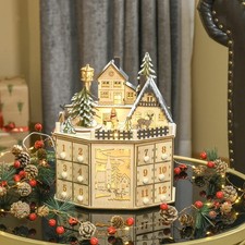 Calendrier de l'Avent en bois