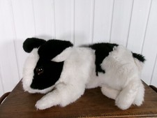 VINTAGE Grande PELUCHE AUX NATIONS lapin réaliste  40cm 630grs Made in FRANCE