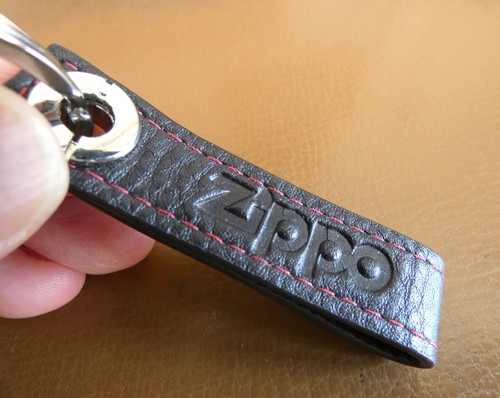Porte clé cuir briquet zippo - cuir, zippo.