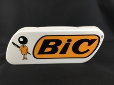 Enseigne publicitaire vintage BIC  - 45 x 17 cm