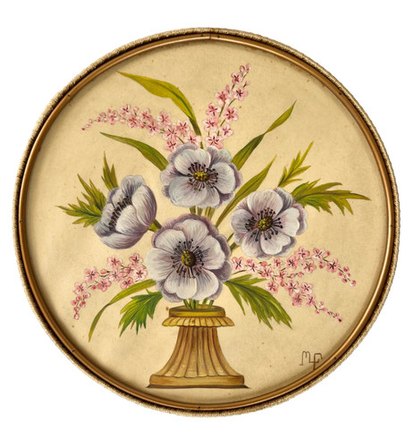 Gouache ancienne bouquets - , de