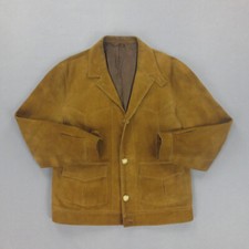 Veste Cuir Western Vintage Femme L Marron