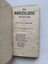 Ancien Livre RECUEIL De CHANSONS 1870, Cachet Colporteur, Guinguette, Militaire