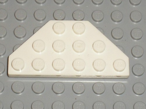 Lego star wars white plate - star,