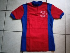 MAILLOT CYCLISTE VELO TRICOTS ROCHER GAZELEC CYCLO RENNES RETRO TAILLE L/4 TBE