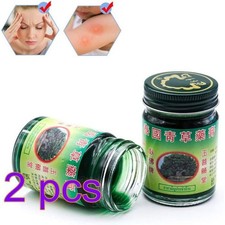 Pack de 2 x Baumes Thaïlandais Verts 20g – Anti-Douleurs Musculaires et Entorses