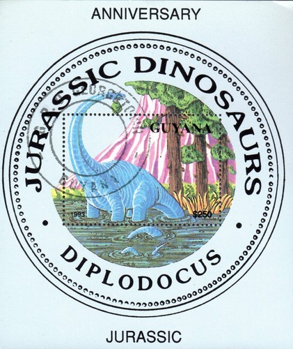 0031 timbre guyana bloc - ,