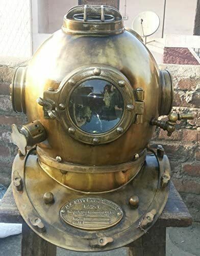 Ancien casque plongée - casque, de