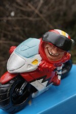 01499661 FIGURINE METIER CARICATURE MOTARD MOTO DE CIRCUIT HUMOUR MOTO 24H MANS 