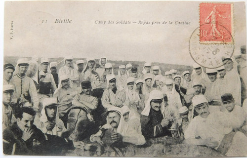 Cpa militaire biville - militaire,