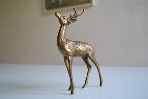 Cerf bronze xxème - cerf,