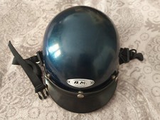 RARE ANCIEN CASQUE MOTO T58 - B.M HELMET - A.M.R INDUSTRY CO LTD - MOTARDS CHIPS