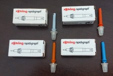 Rotring Rapidograph X4 pièces Pointe de rechange 0,4 / 0,6 / 0.7 / 1,00 mm