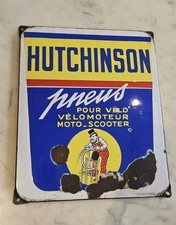 Plaque émaillée  HUTCHINSON