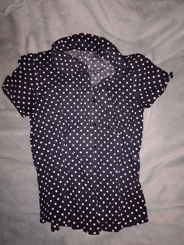Chemise noir pois - chemise,