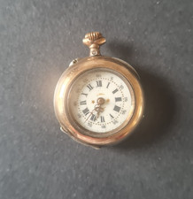 montre a gousset argent massif sterling vermeil poinçonnée a réparer ou pièce