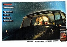 PUBLICITE ADVERTISING 017  1990  café soluble Nescafé séléction (2pages)