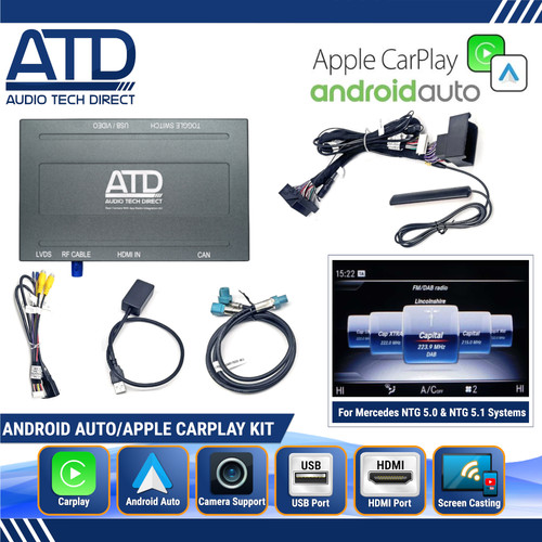 Fil carplay pour mercedes - fil,