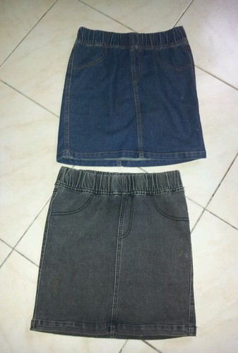 Lot jupes taille jean - lot,