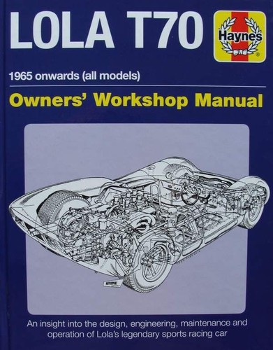 Livre book lola t70 - livre/book, (manual