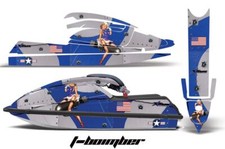 Autocollants Graphiques Pour Jet Ski Kawasaki 750 SX SXR 1992-1998 TBOMBER U