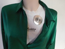 BROCHE  " LA TRIBU RIGAUX "  VINTAGE 1980 BRUTALISTE