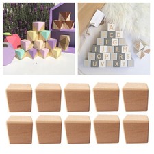 Cube en bois arrondi jouets