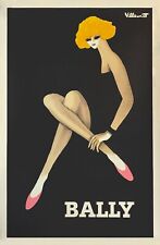 AFFICHE BALLY CHAUSSURES -