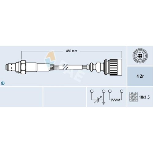 Sonde lambda fae réglage - sonde,